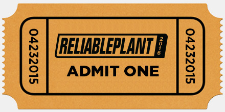 Print Your Own Pass for Reliable Plant 2016