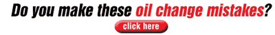 Oil Change Mistakes